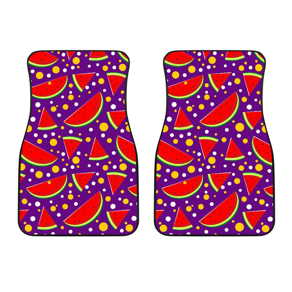 Watermelon Pattern Print Design WM010 Car Floor Mats-JORJUNE.COM