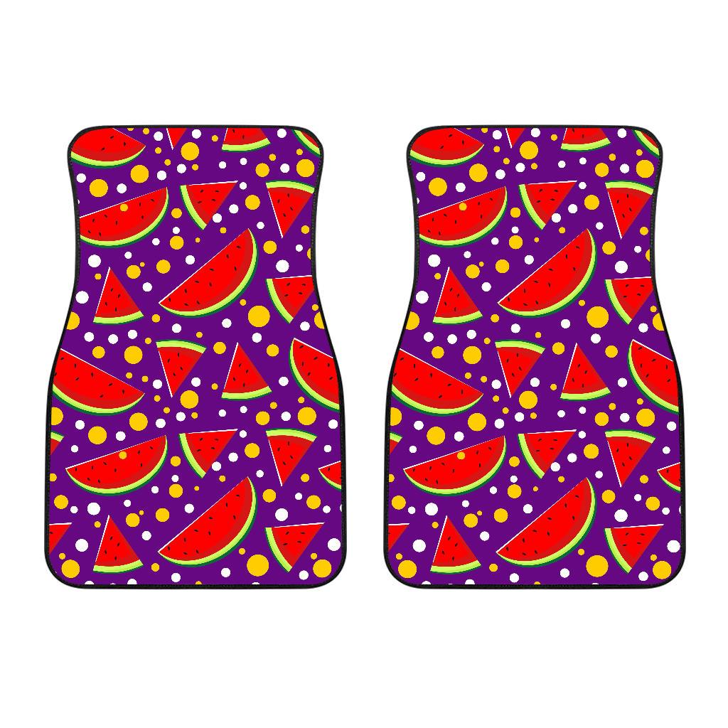 Watermelon Pattern Print Design WM010 Car Floor Mats-JORJUNE.COM