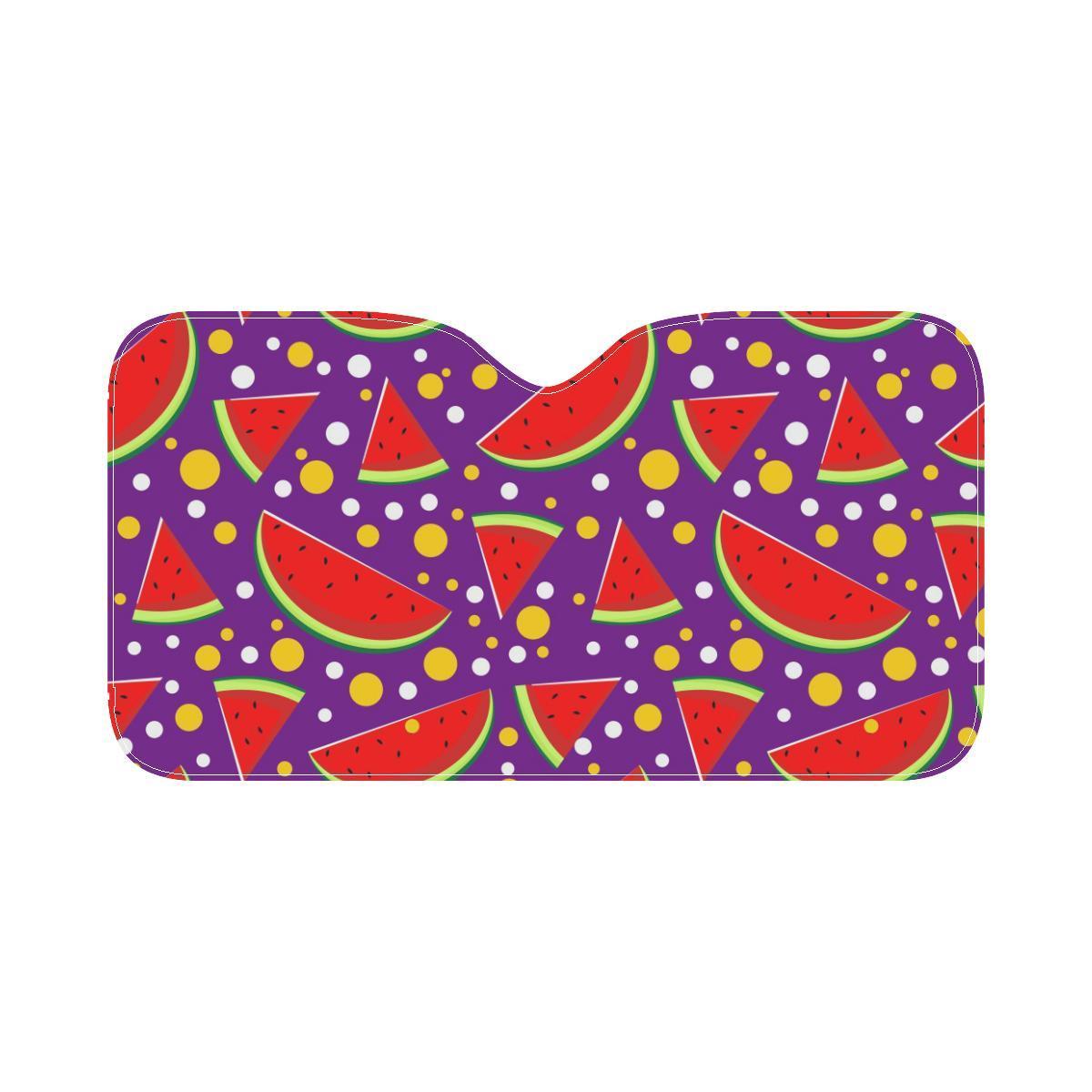 Watermelon Pattern Print Design WM010 Car Sun Shade-JorJune