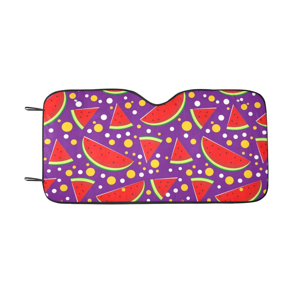 Watermelon Pattern Print Design WM010 Car Sun Shade-JorJune