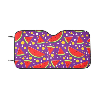 Watermelon Pattern Print Design WM010 Car Sun Shade-JorJune