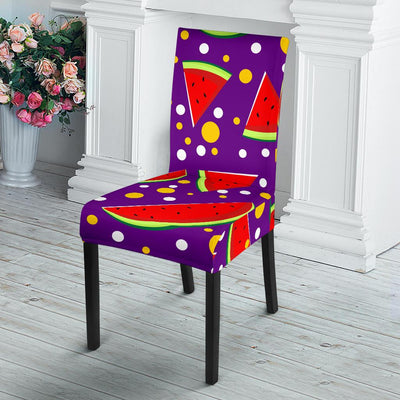 Watermelon Pattern Print Design WM010 Dining Chair Slipcover-JORJUNE.COM