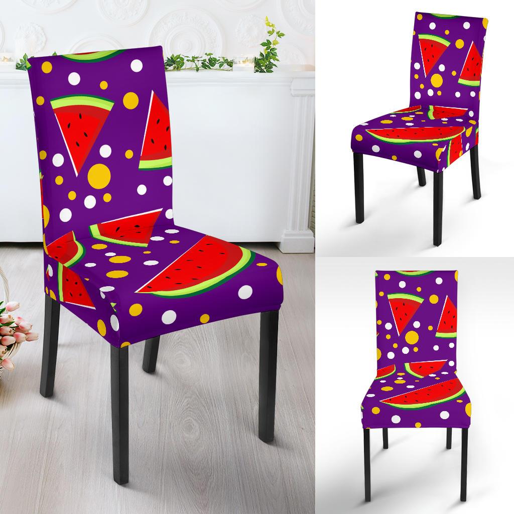 Watermelon Pattern Print Design WM010 Dining Chair Slipcover-JORJUNE.COM