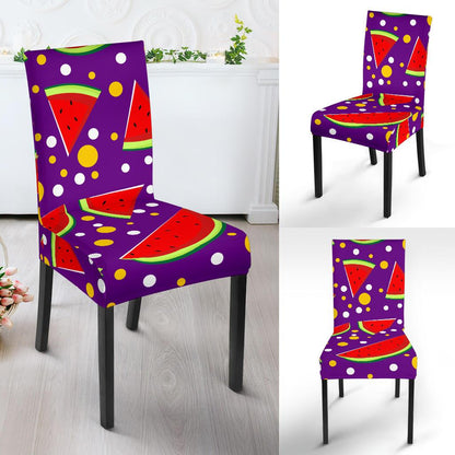 Watermelon Pattern Print Design WM010 Dining Chair Slipcover-JORJUNE.COM