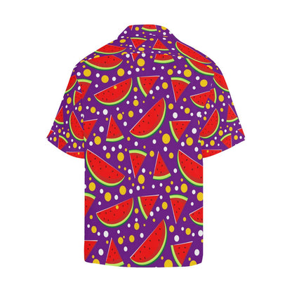 Watermelon Pattern Print Design WM010 Men Hawaiian Shirt-JorJune