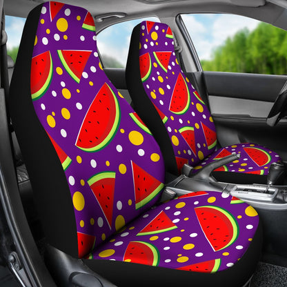 Watermelon Pattern Print Design WM010 Universal Fit Car Seat Covers-JorJune