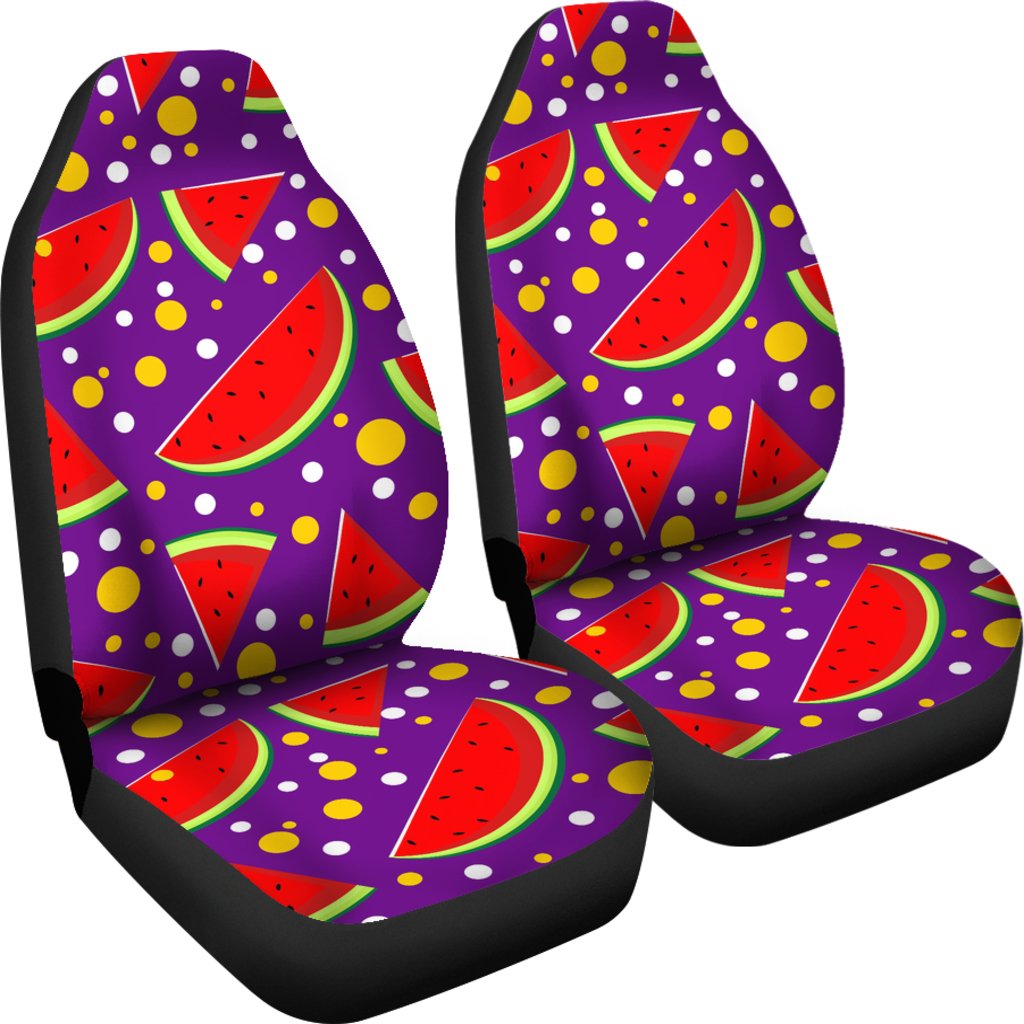 Watermelon Pattern Print Design WM010 Universal Fit Car Seat Covers-JorJune