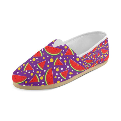 Watermelon Pattern Print Design WM010 Women Casual Shoes-JorJune.com