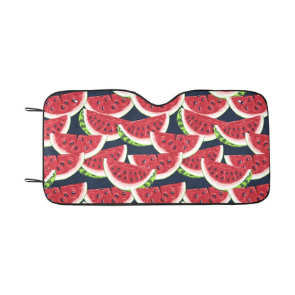 Watermelon Pattern Print Design WM011 Car Sun Shade-JorJune