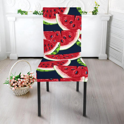 Watermelon Pattern Print Design WM011 Dining Chair Slipcover-JORJUNE.COM