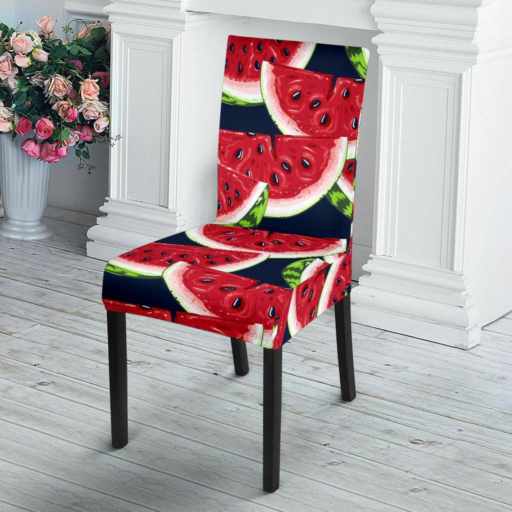 Watermelon Pattern Print Design WM011 Dining Chair Slipcover-JORJUNE.COM