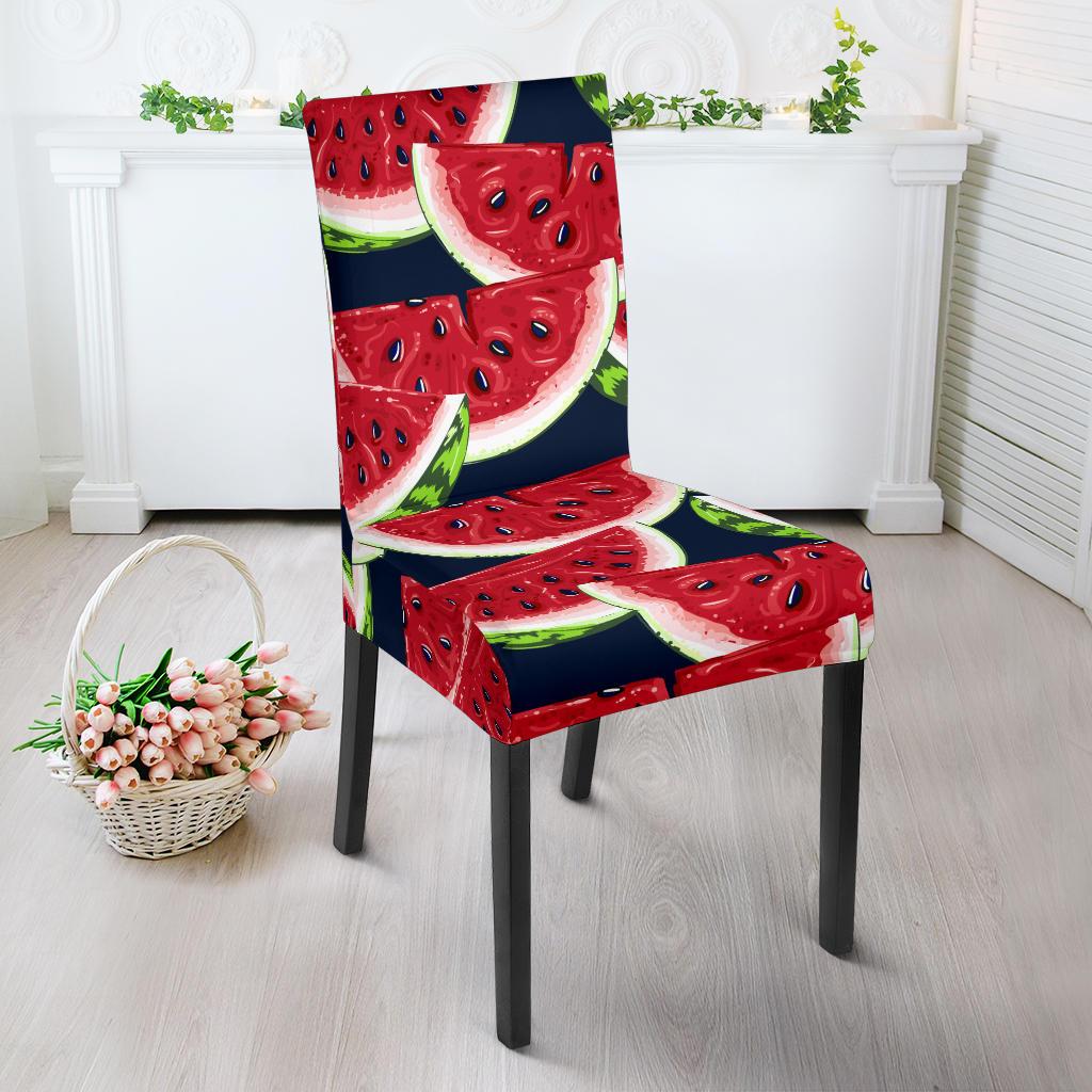 Watermelon Pattern Print Design WM011 Dining Chair Slipcover-JORJUNE.COM