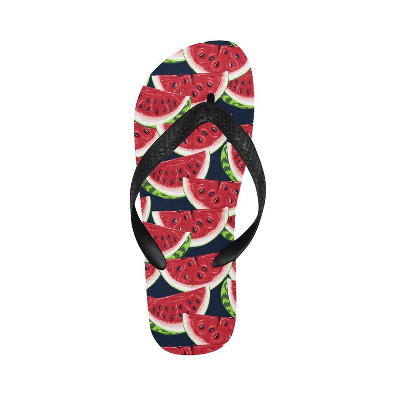 Watermelon Pattern Print Design WM011 Flip Flops-JorJune