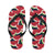 Watermelon Pattern Print Design WM011 Flip Flops-JorJune