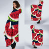 Watermelon Pattern Print Design WM011 Hooded Blanket-JORJUNE.COM