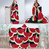 Watermelon Pattern Print Design WM011 Hooded Blanket-JORJUNE.COM