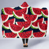 Watermelon Pattern Print Design WM011 Hooded Blanket-JORJUNE.COM