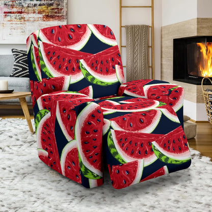Watermelon Pattern Print Design WM011 Recliner Slipcover-JORJUNE.COM