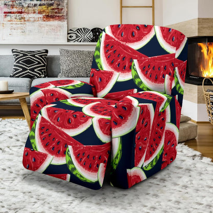 Watermelon Pattern Print Design WM011 Recliner Slipcover-JORJUNE.COM