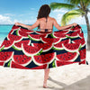 Watermelon Pattern Print Design WM011 Sarong Pareo Wrap-JORJUNE.COM