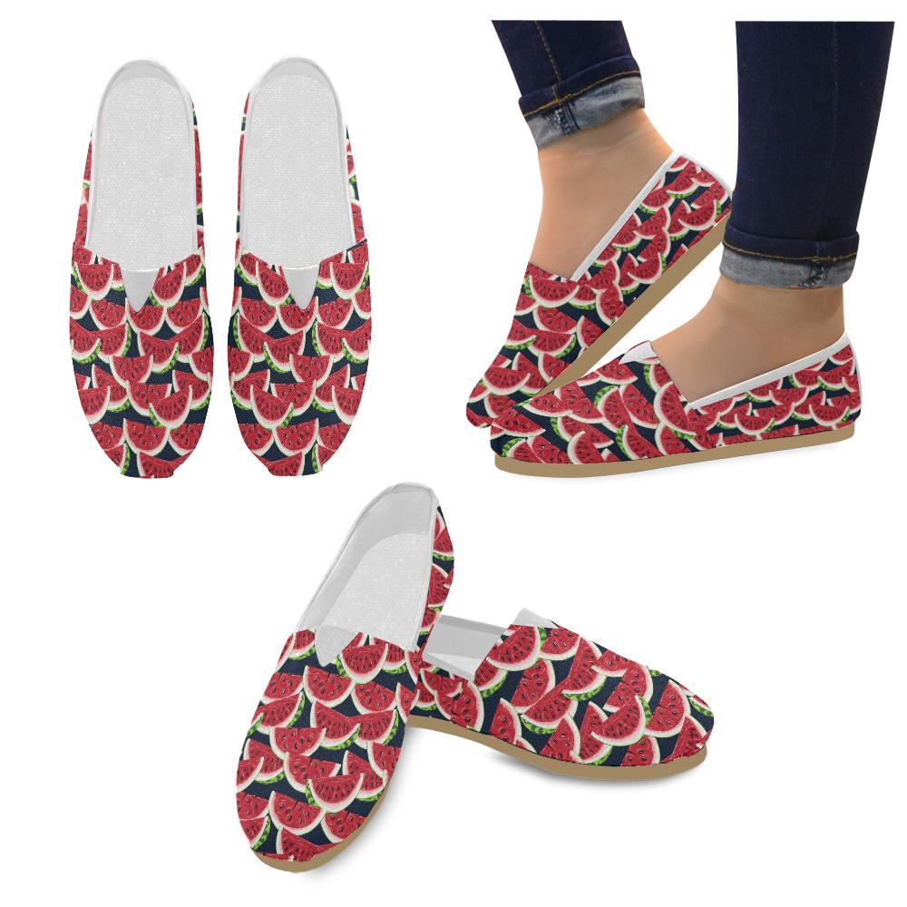 Watermelon Pattern Print Design WM011 Women Casual Shoes-JorJune.com