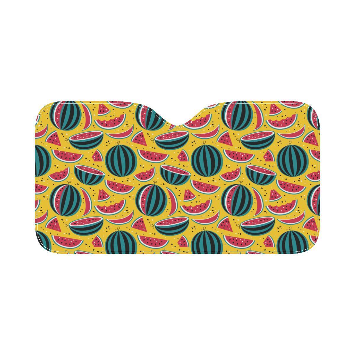 Watermelon Pattern Print Design WM02 Car Sun Shade-JorJune