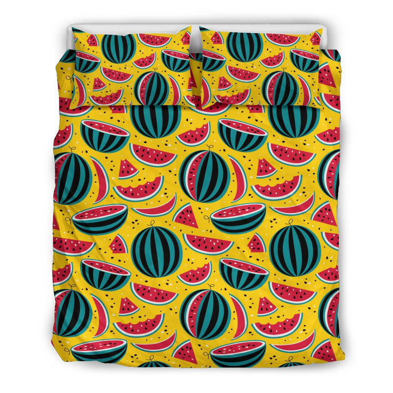 Watermelon Pattern Print Design WM02 Duvet Cover Bedding Set-JORJUNE.COM