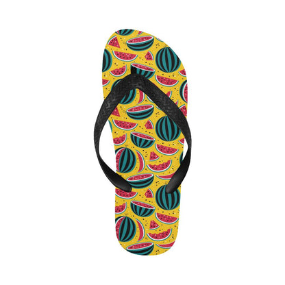 Watermelon Pattern Print Design WM02 Flip Flops-JorJune