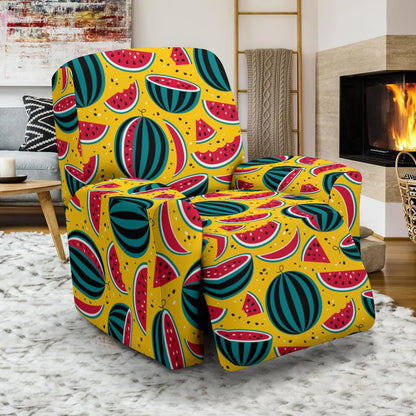 Watermelon Pattern Print Design WM02 Recliner Slipcover-JORJUNE.COM