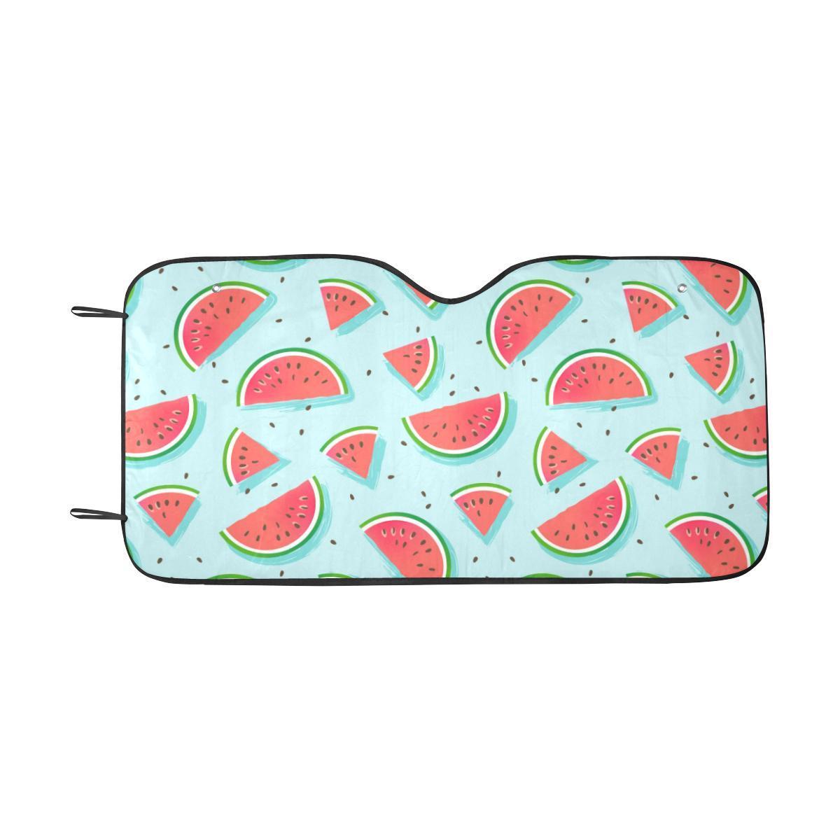 Watermelon Pattern Print Design WM03 Car Sun Shade-JorJune