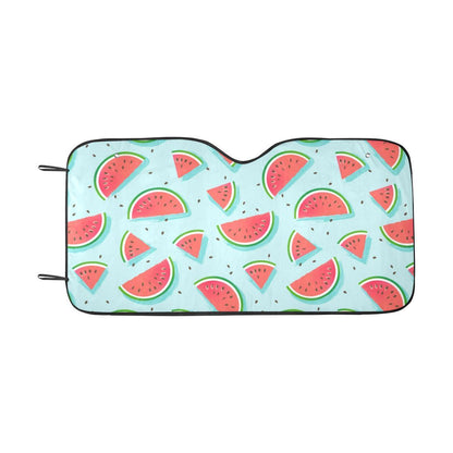 Watermelon Pattern Print Design WM03 Car Sun Shade-JorJune