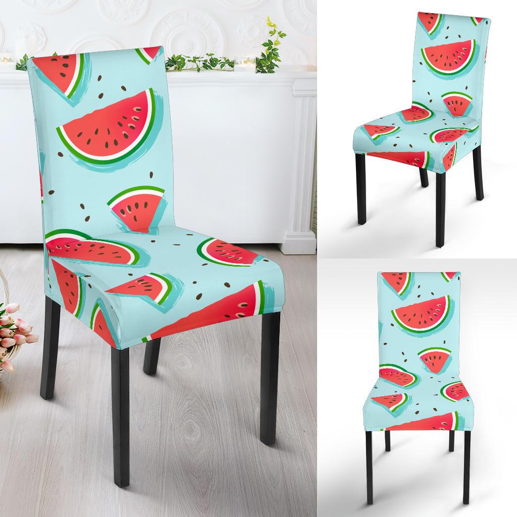 Watermelon Pattern Print Design WM03 Dining Chair Slipcover-JORJUNE.COM