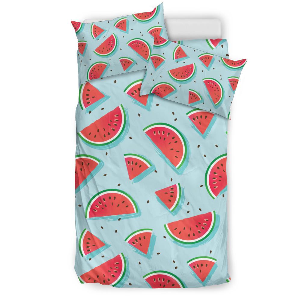 Watermelon Pattern Print Design WM03 Duvet Cover Bedding Set-JORJUNE.COM