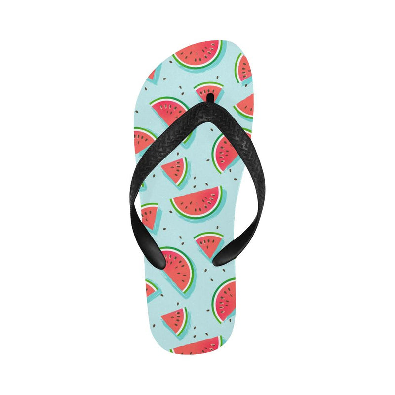 Watermelon Pattern Print Design WM03 Flip Flops-JorJune