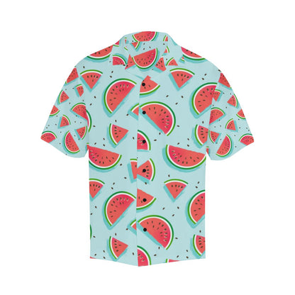 Watermelon Pattern Print Design WM03 Men Hawaiian Shirt-JorJune