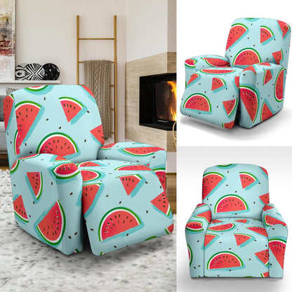 Watermelon Pattern Print Design WM03 Recliner Slipcover-JORJUNE.COM