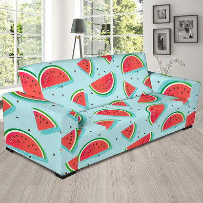 Watermelon Pattern Print Design WM03 Sofa Slipcover-JORJUNE.COM