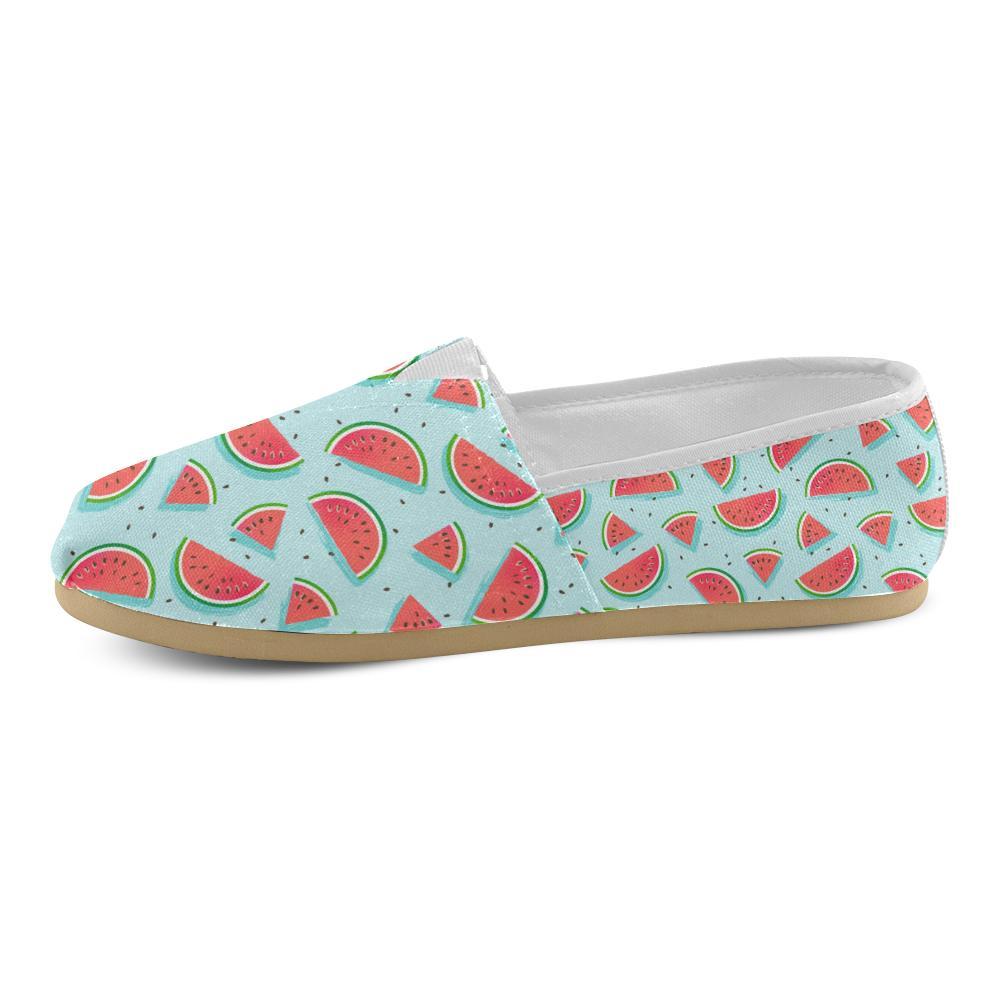 Watermelon Pattern Print Design WM03 Women Casual Shoes-JorJune.com