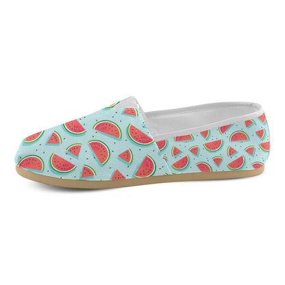 Watermelon Pattern Print Design WM03 Women Casual Shoes-JorJune.com