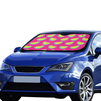 Watermelon Pattern Print Design WM04 Car Sun Shade-JorJune