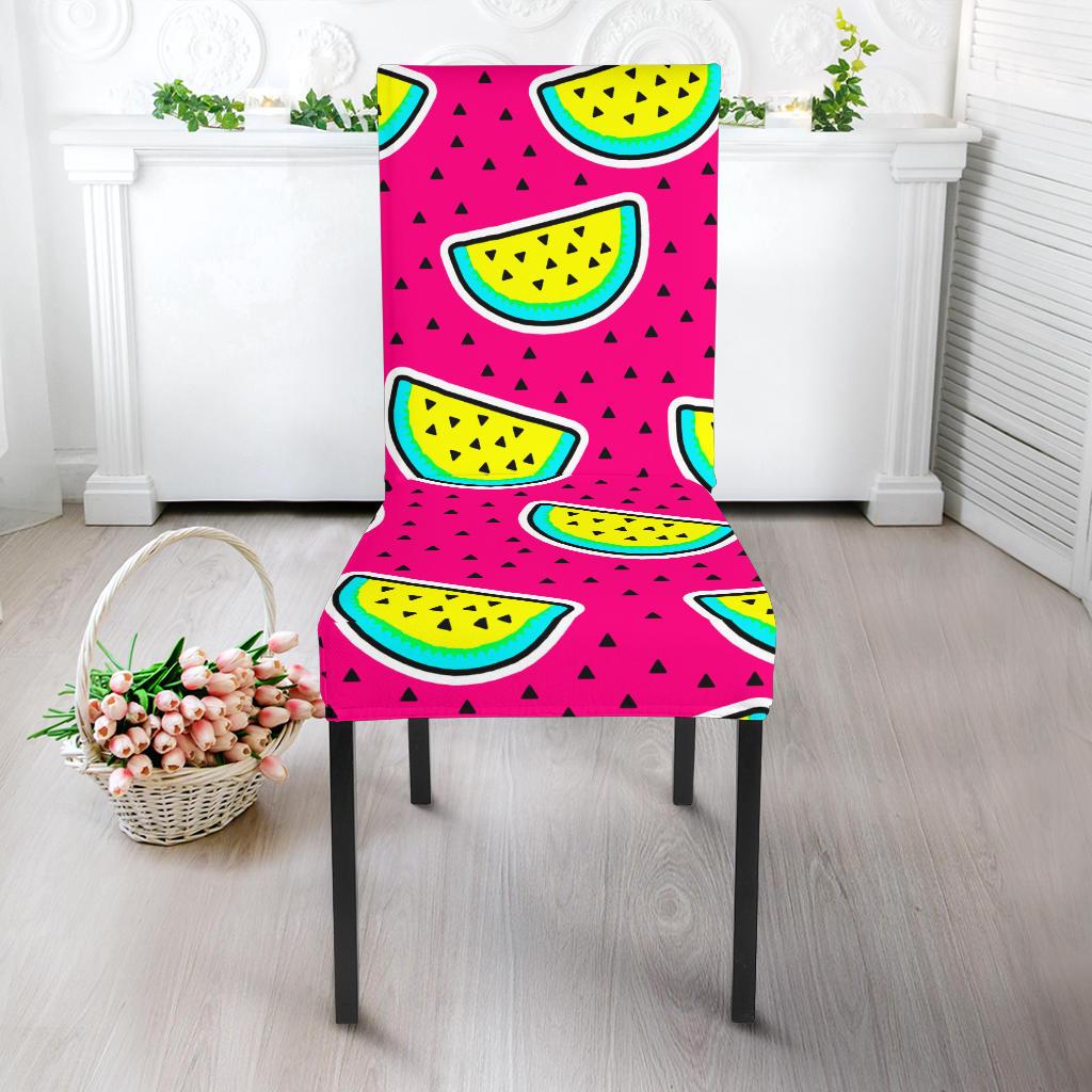 Watermelon Pattern Print Design WM04 Dining Chair Slipcover-JORJUNE.COM