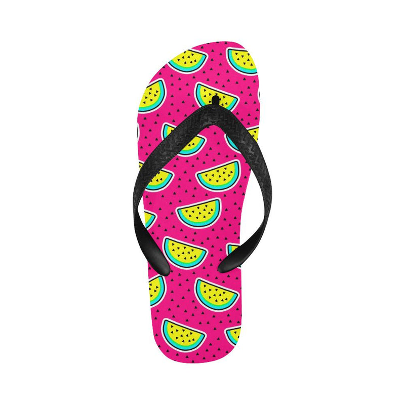 Watermelon Pattern Print Design WM04 Flip Flops-JorJune