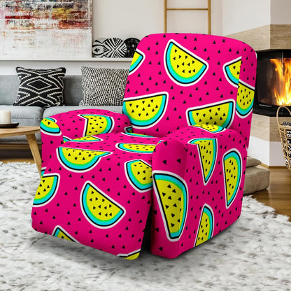 Watermelon Pattern Print Design WM04 Recliner Slipcover-JORJUNE.COM
