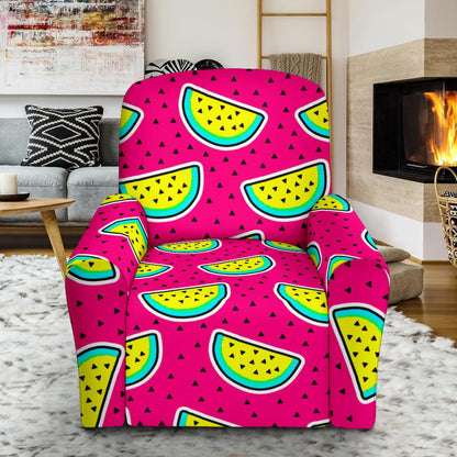 Watermelon Pattern Print Design WM04 Recliner Slipcover-JORJUNE.COM