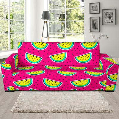 Watermelon Pattern Print Design WM04 Sofa Slipcover-JORJUNE.COM