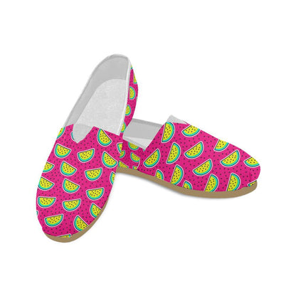Watermelon Pattern Print Design WM04 Women Casual Shoes-JorJune.com