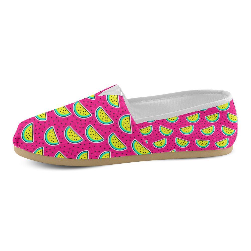 Watermelon Pattern Print Design WM04 Women Casual Shoes-JorJune.com