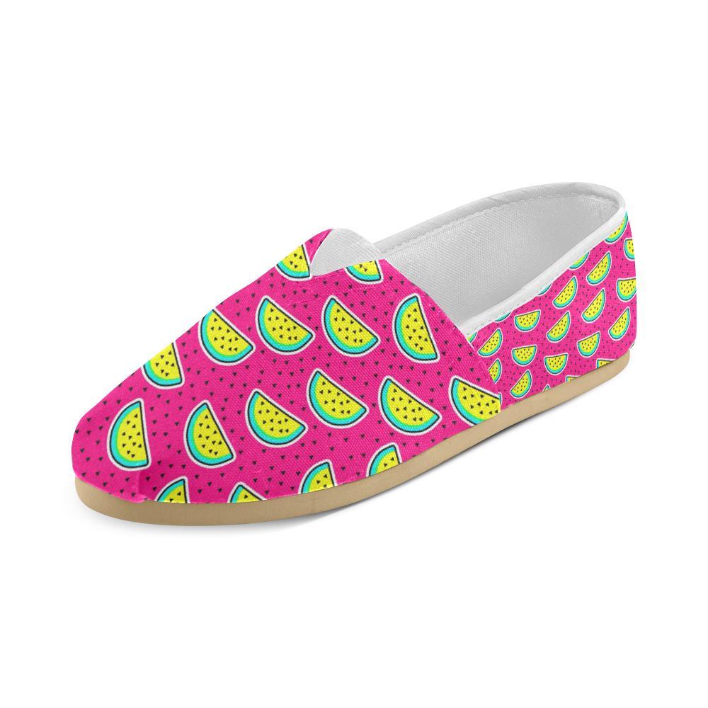 Watermelon Pattern Print Design WM04 Women Casual Shoes-JorJune.com