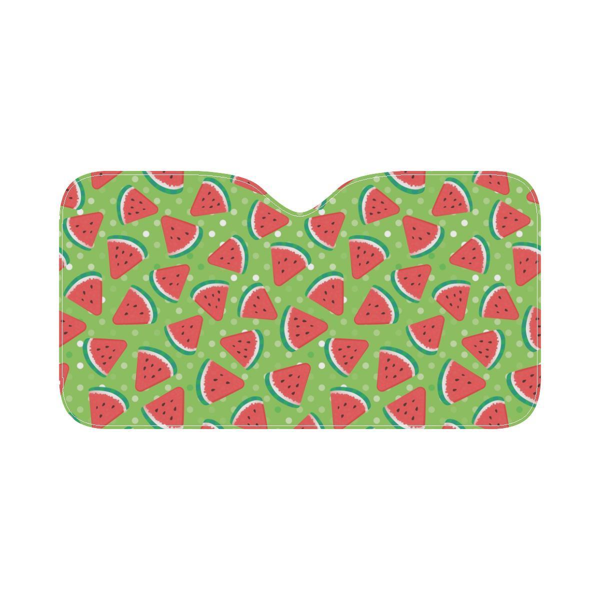Watermelon Pattern Print Design WM05 Car Sun Shade-JorJune