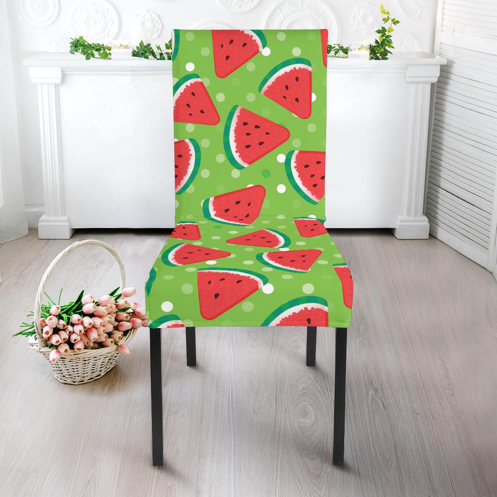 Watermelon Pattern Print Design WM05 Dining Chair Slipcover-JORJUNE.COM